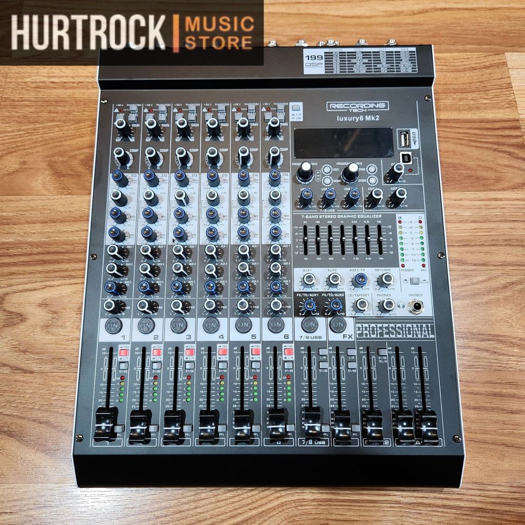 Jual Recording Tech LUXURY 6 MK2 Mixer Audio LUXURY 6 MK2 With ...
