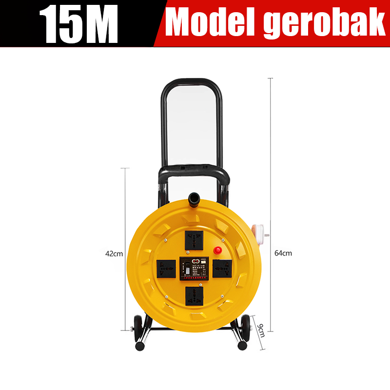 Jual Reaim Kabel Roll 4 Lubang 15 Meter SNI - Stop Kontak Gulung ...