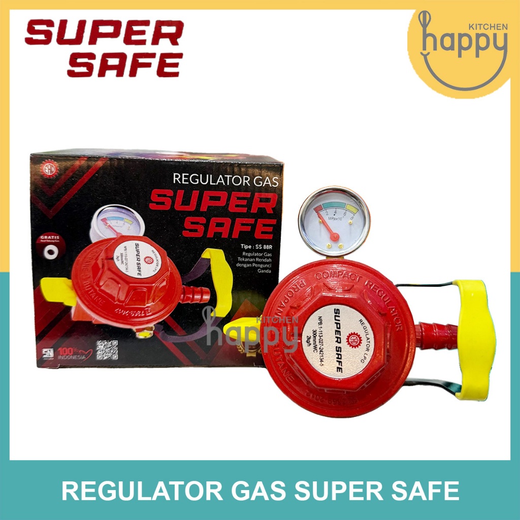 Jual Regulator Super Safe SS-88R Regulator Gas LPG Tekanan Rendah SS ...
