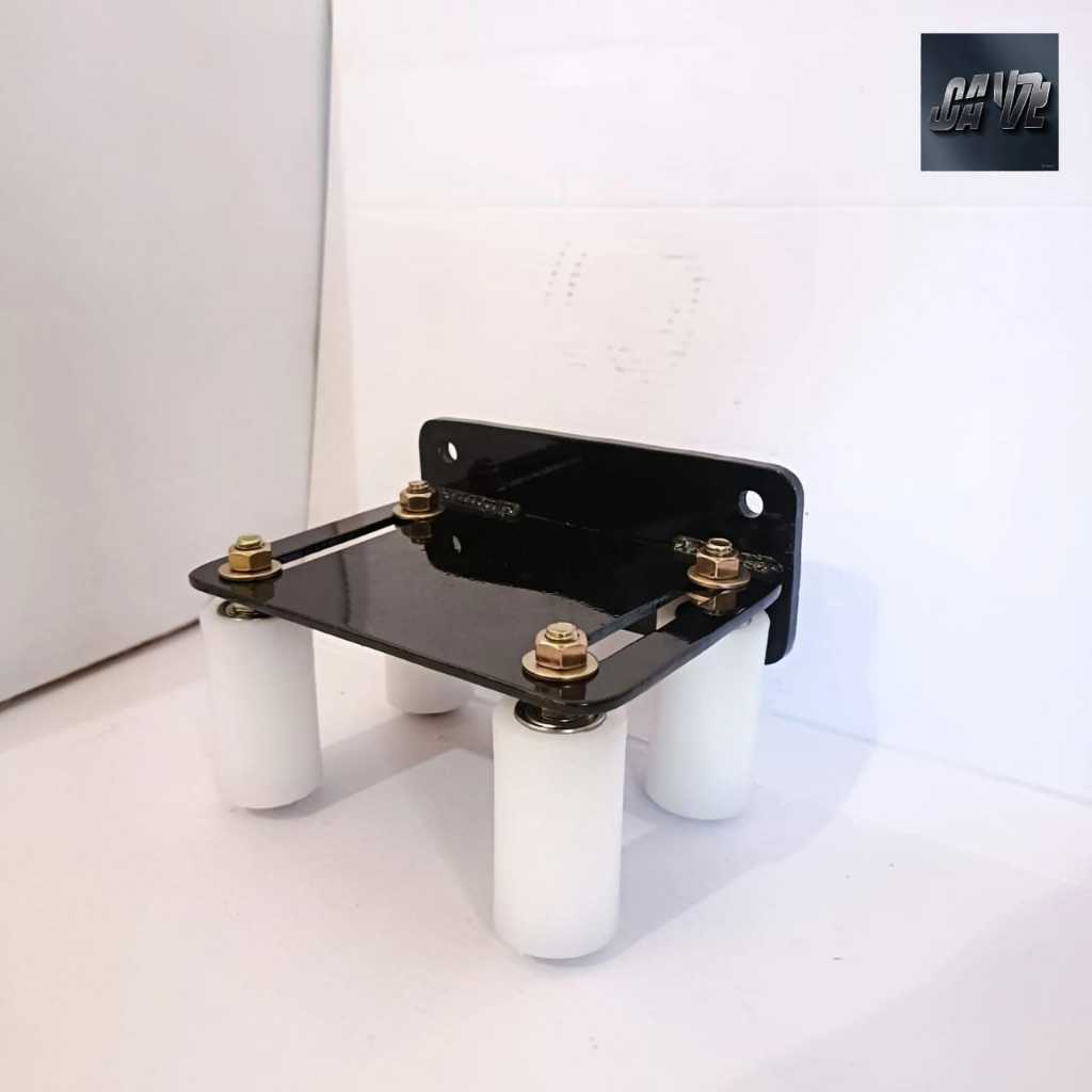 Jual Bracket Pagar Roller Ukuran Besar Fullset – Dudukan + 4 Roda ...