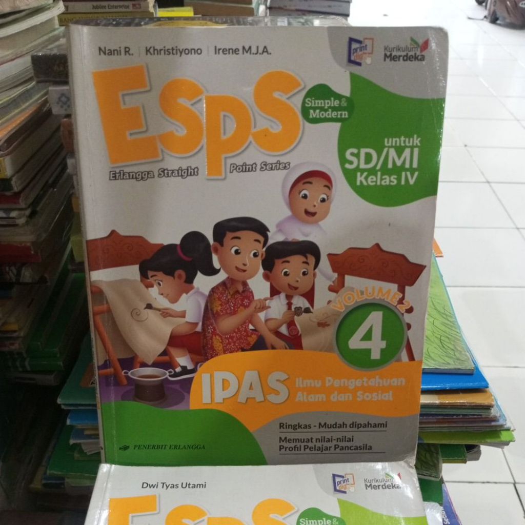 Jual ESPS UNTUK SD KELAS 4 IPAS ILMU PENGETAHUAN ALAM DAN SOSIAL ...