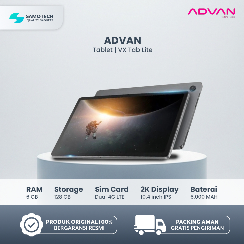 Jual ADVAN TAB VX LITE 10.4” Octa Core 2.0Ghz TABLET Android Dual SIM ...