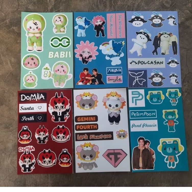 Jual STIKER MASCOT GMMTV POLCASAN DOMIIA PERMPOON LOOKKHUNNOO SMYLE ...