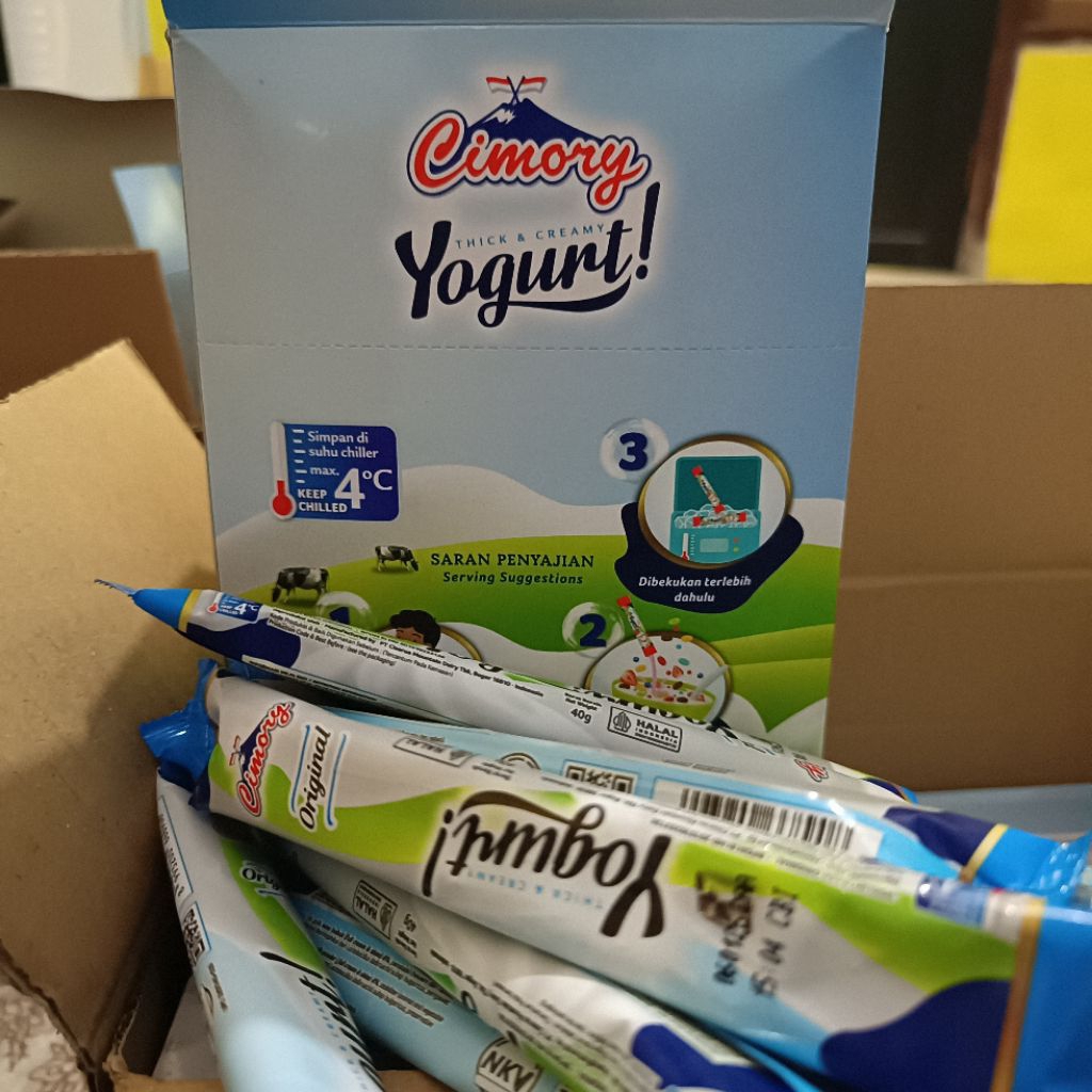 Jual PAKET 1 BOX [ISI 25] CIMORY YOGURT STICK 40G - ORIGINAL | Shopee ...