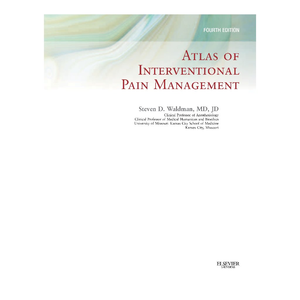 Jual Buku fisik Steven D. Waldman - Atlas of Interventional Pain ...