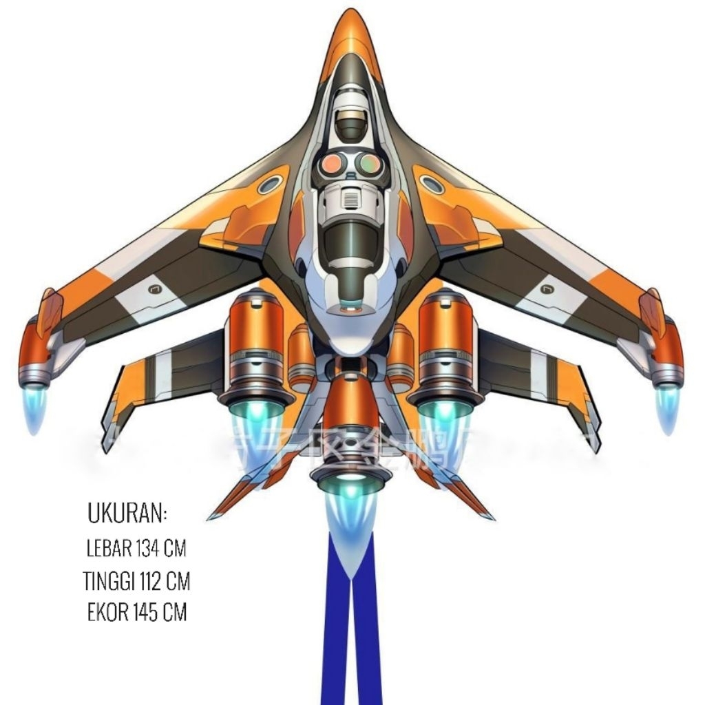 Jual Layangan Pesawat / Layang Layang Jet Sukhoi Jumbo | Shopee Indonesia