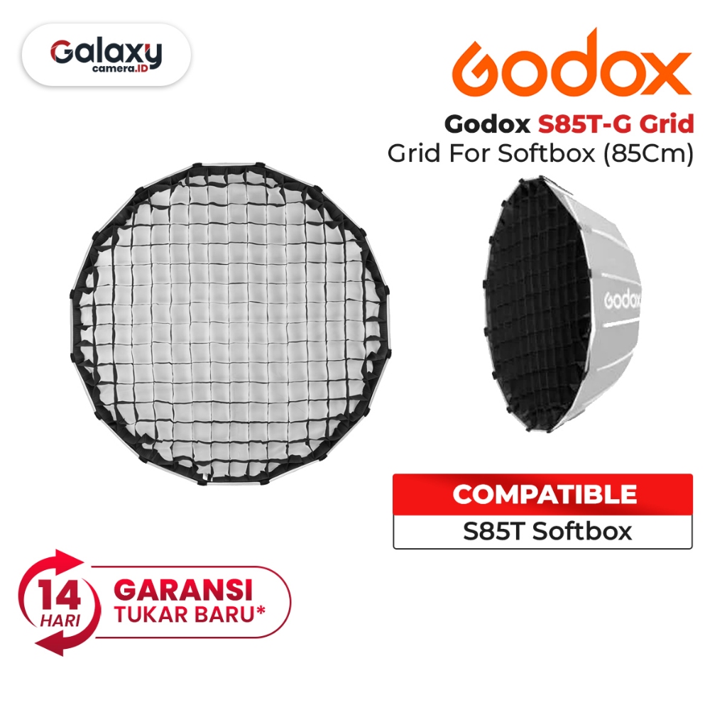 Rejilla Alveolar Godox S85T-G Para Softbox S85T – Control Preciso De Luz Y Montaje Deslizante