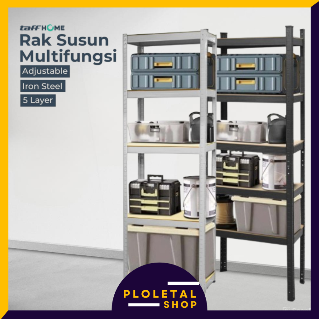 Jual TaffHOME Rak Susun Multifungsi Iron Steel Storage Rack Adjustable ...