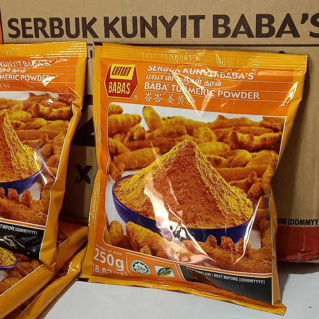 Jual Baba Tumeric powder 250 gr ex 2027 | Shopee Indonesia