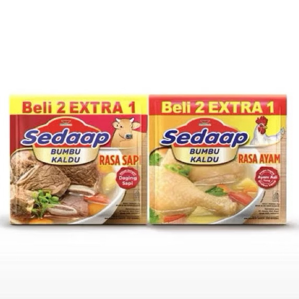 Jual SEDAAP BUMBU KALDU BUBUK SAPI & AYAM isi l(18) | Shopee Indonesia