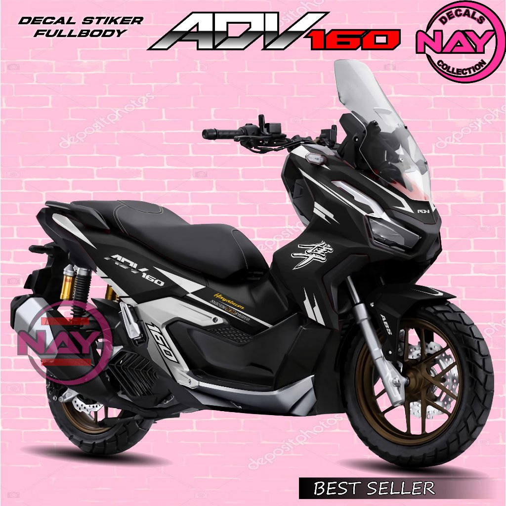 Jual Decal Stiker Full Body Motor Honda Adv 160 Motif Hayabusa Racing ...