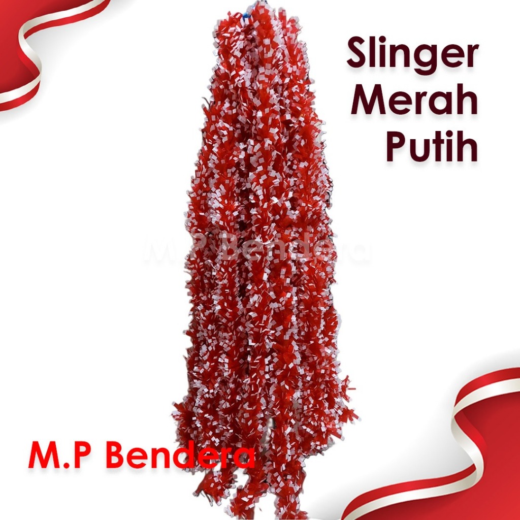 Jual Slinger Rumbai Merah Putih Hiasan Dekorasi HUT KEMERDEKAAN HUT RI ...