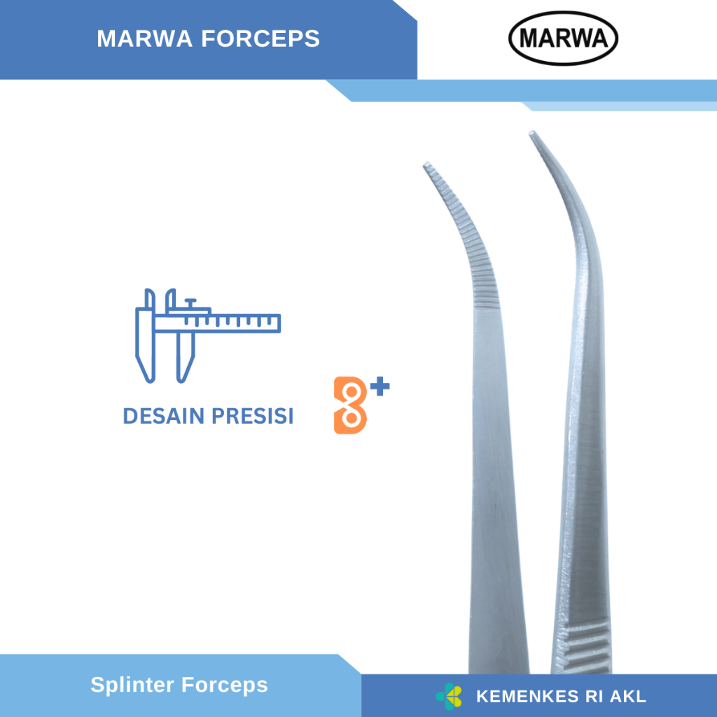 Jual Splinter Dressing Forcep Straight 12 cm 14 cm - Serrated Jaws ...