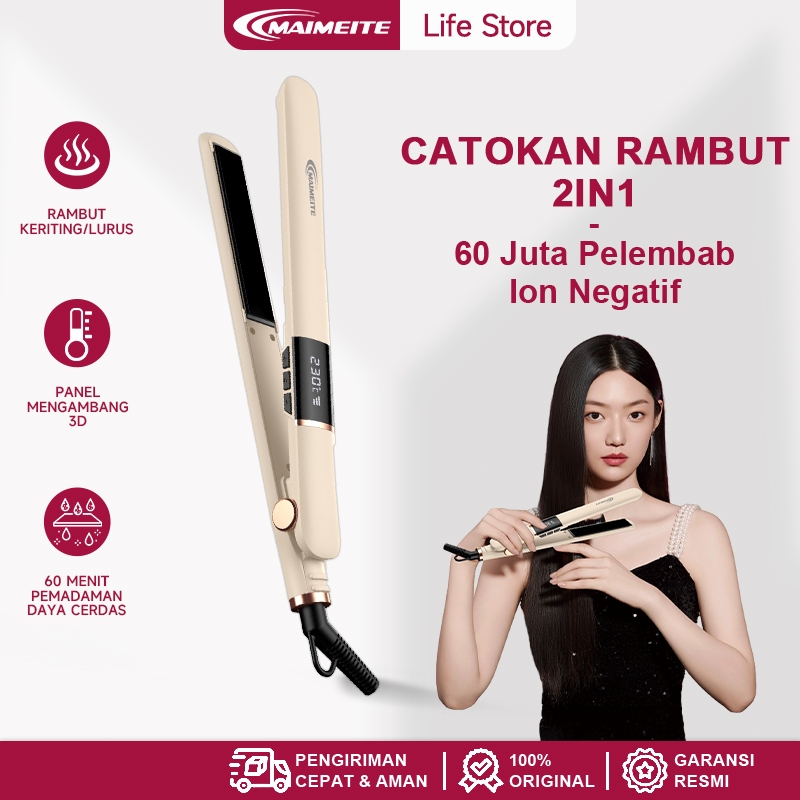 Jual MAIMEITE Catokan Rambut Lurus & Curly Tampilan layar Professional ...