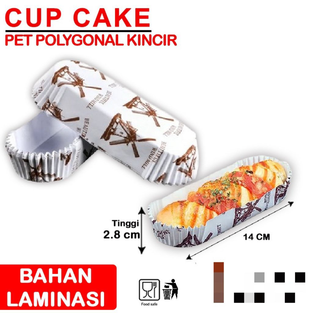 Jual Cup Roti BULAT CUP ROTI OVAL ISI 200 pcs | Shopee Indonesia