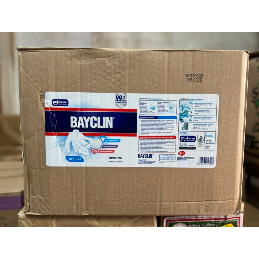 Jual Bayclin 1 liter @ 12 botol / 1 dus | Shopee Indonesia