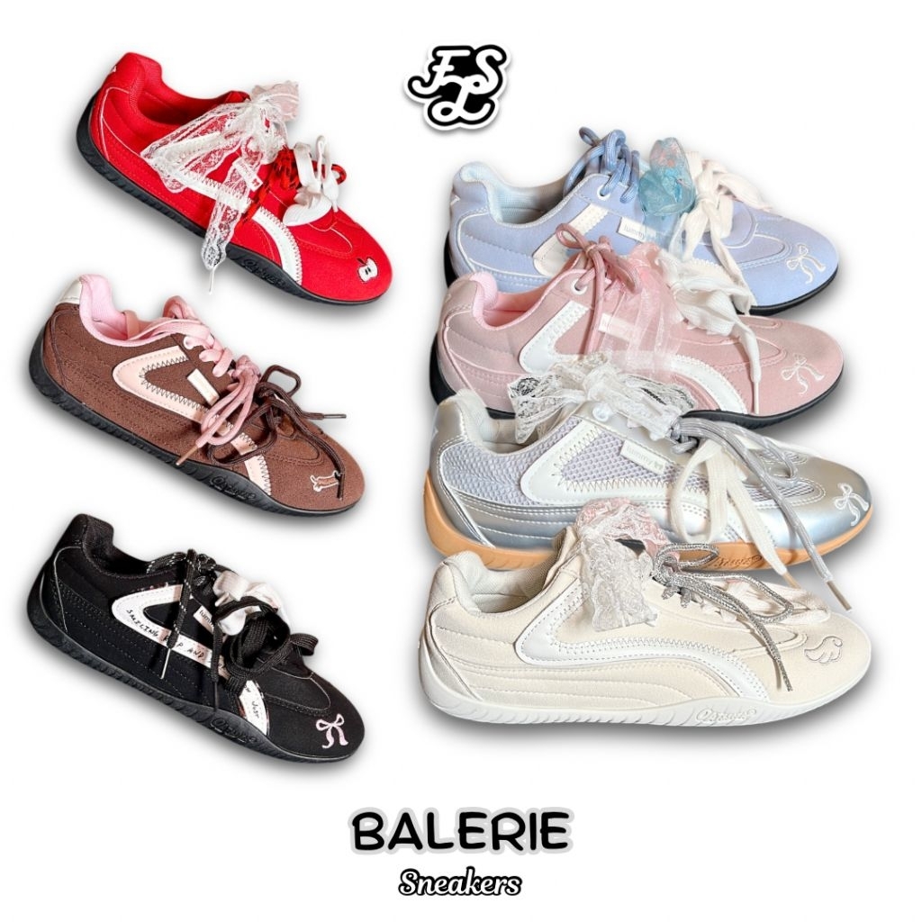 Jual LUMMYSHOP Balerie Sneakers Wanita 36-41 Sepatu Kets Casual Merah ...