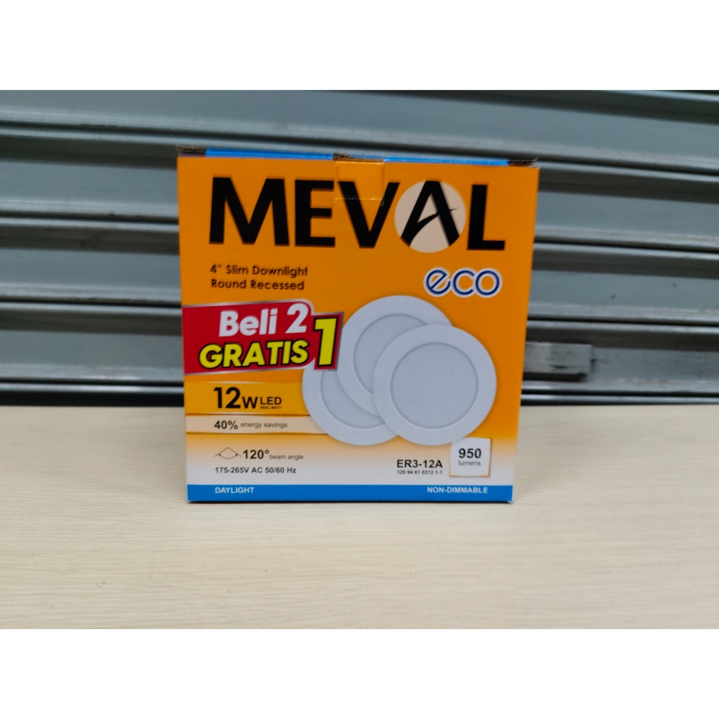 Jual Meval Paket (2+1) Downlight Led Panel Inbow IB Beli 2 Free 1 ...