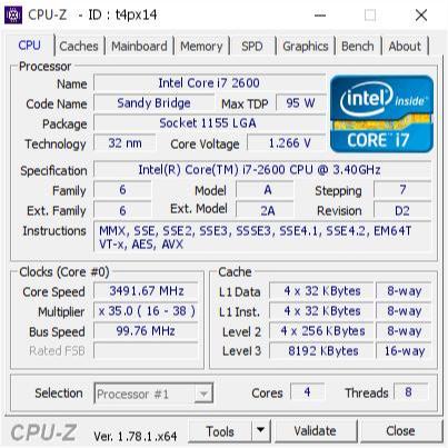 Jual Processor Intel Core i7-2600 Gen2 4Core Socket LGA 1155 3.40GHz ...