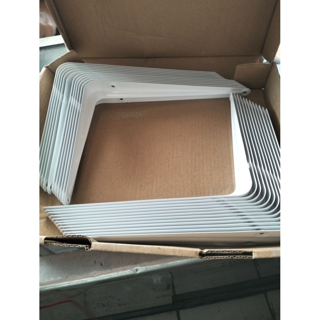 Jual siku rak 6x8 harga 1 PSG 2 buah bracket siku rak L | Shopee Indonesia