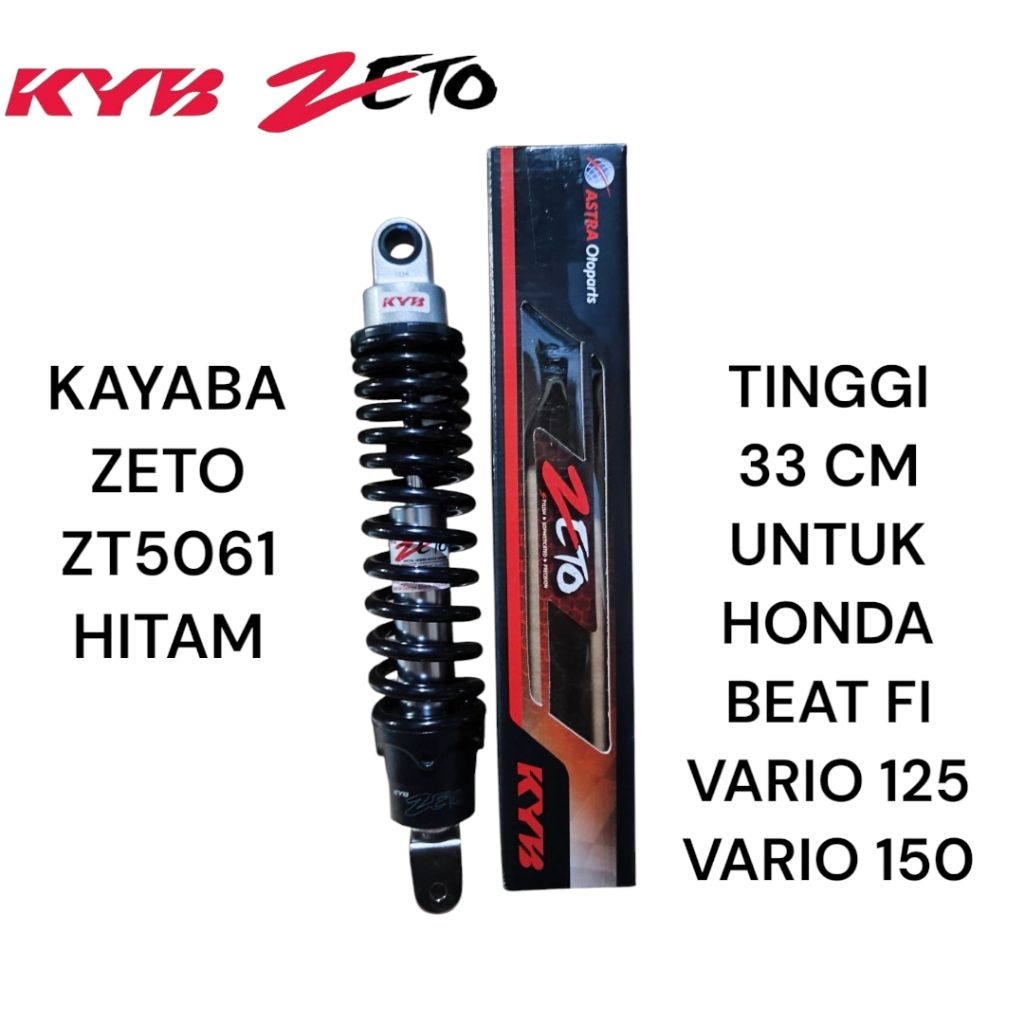 Jual SHOCK BREAKER KAYABA KYB ZETO BEAT FI VARIO 125 VARIO 150 WARNA ...