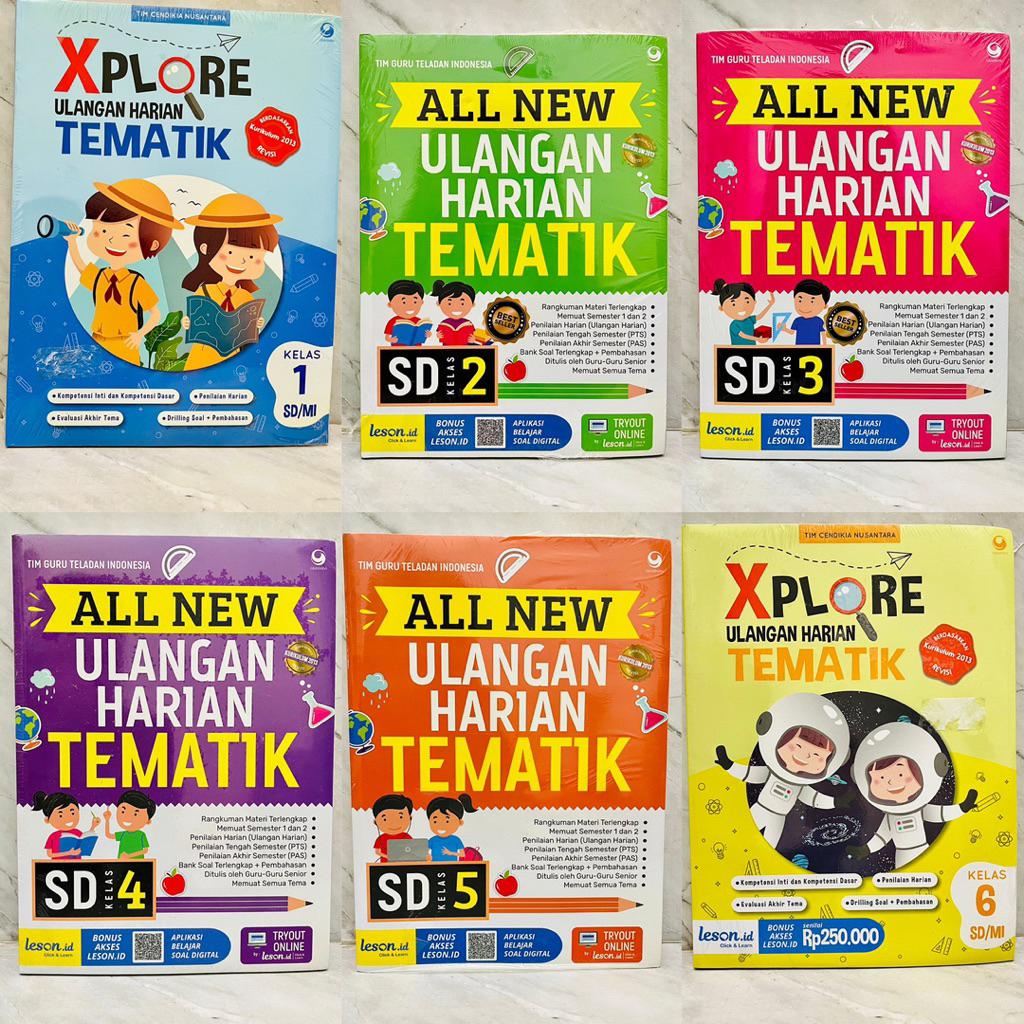 Jual Buku All New Ulangan Harian Tematik SD/MI Kelas 1 2 3 4 5 6 ...