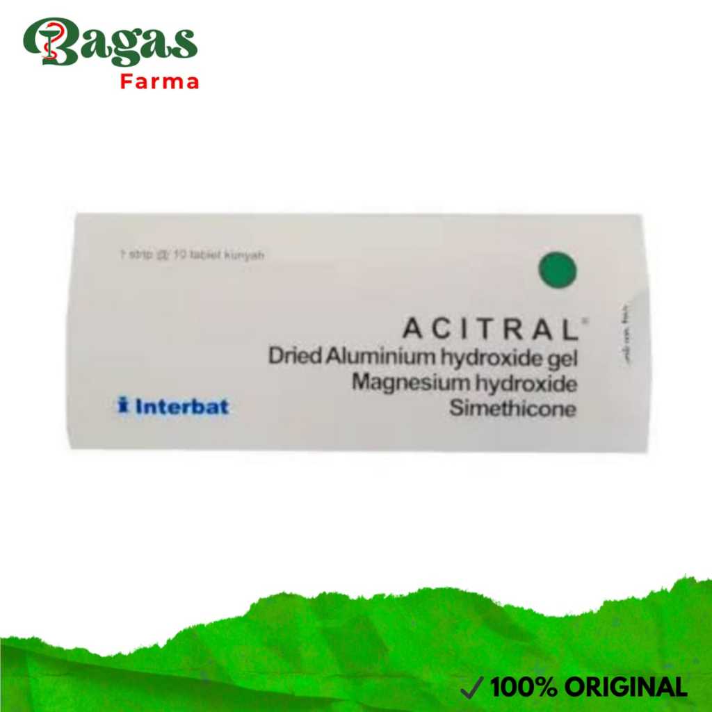 Jual ACITRAL TABLET STRIP ISI 10 TABLET | Shopee Indonesia