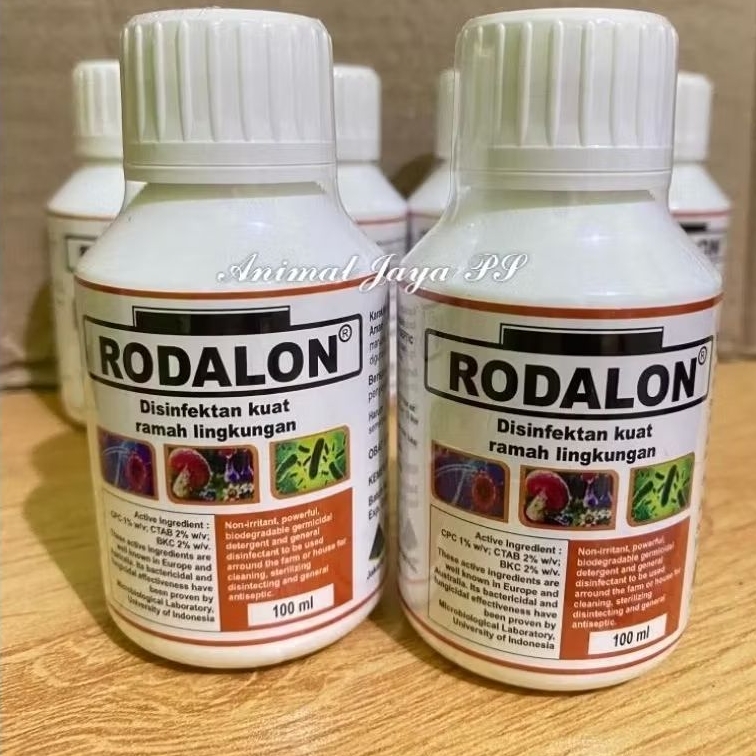 Jual RODALON 100ML Disinfektan Pembasmi Bakteri dan Bau Kandang ...