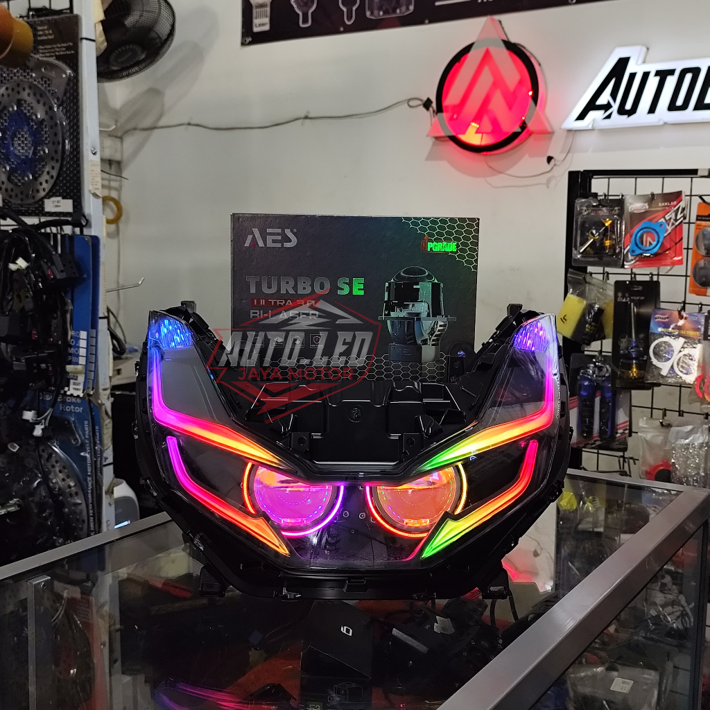 Jual BILED PCX 160 FULL SET REFLEKTOR CUSTOM BILED AES TURBO SE ULTRA ...