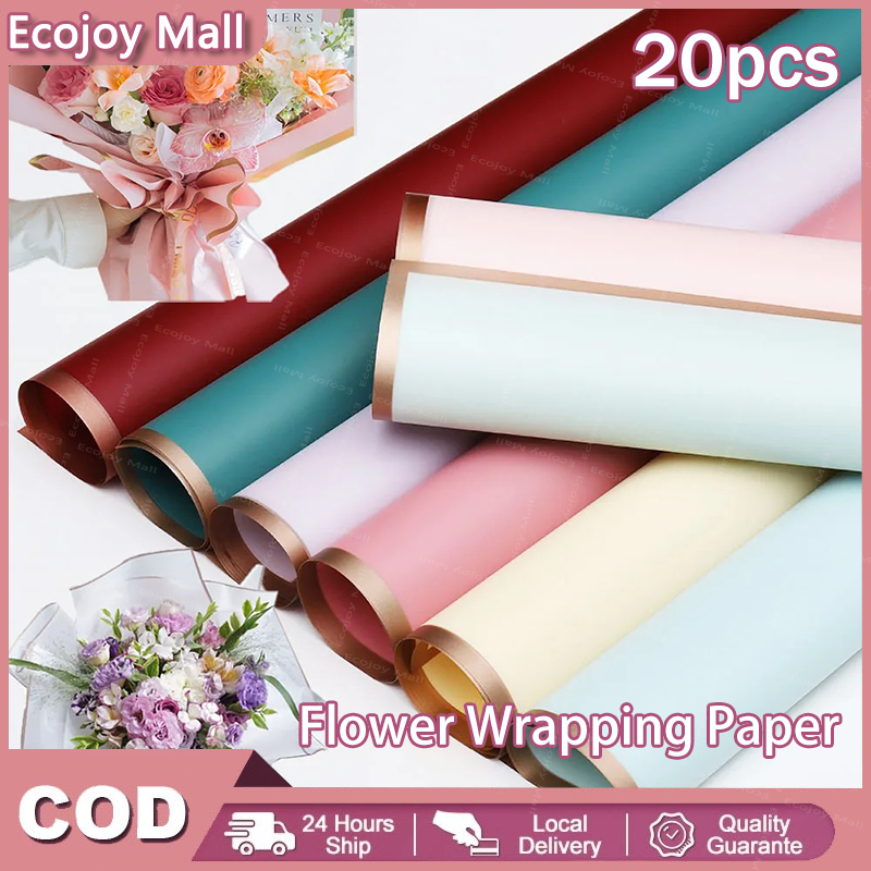 Jual Flower Wrapping Paper / Pembungkus Hand Bouquet / 20 Lembar per ...