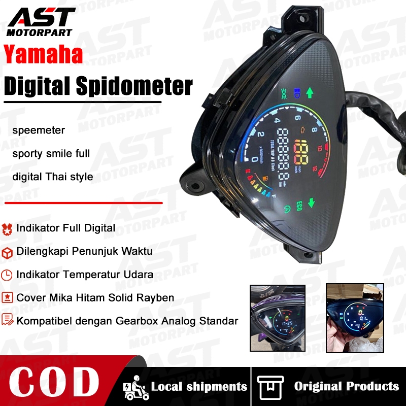 Jual Yamaha Digital Spidometer /Speedometer Mio Soul Karbu Egos Yamaha ...