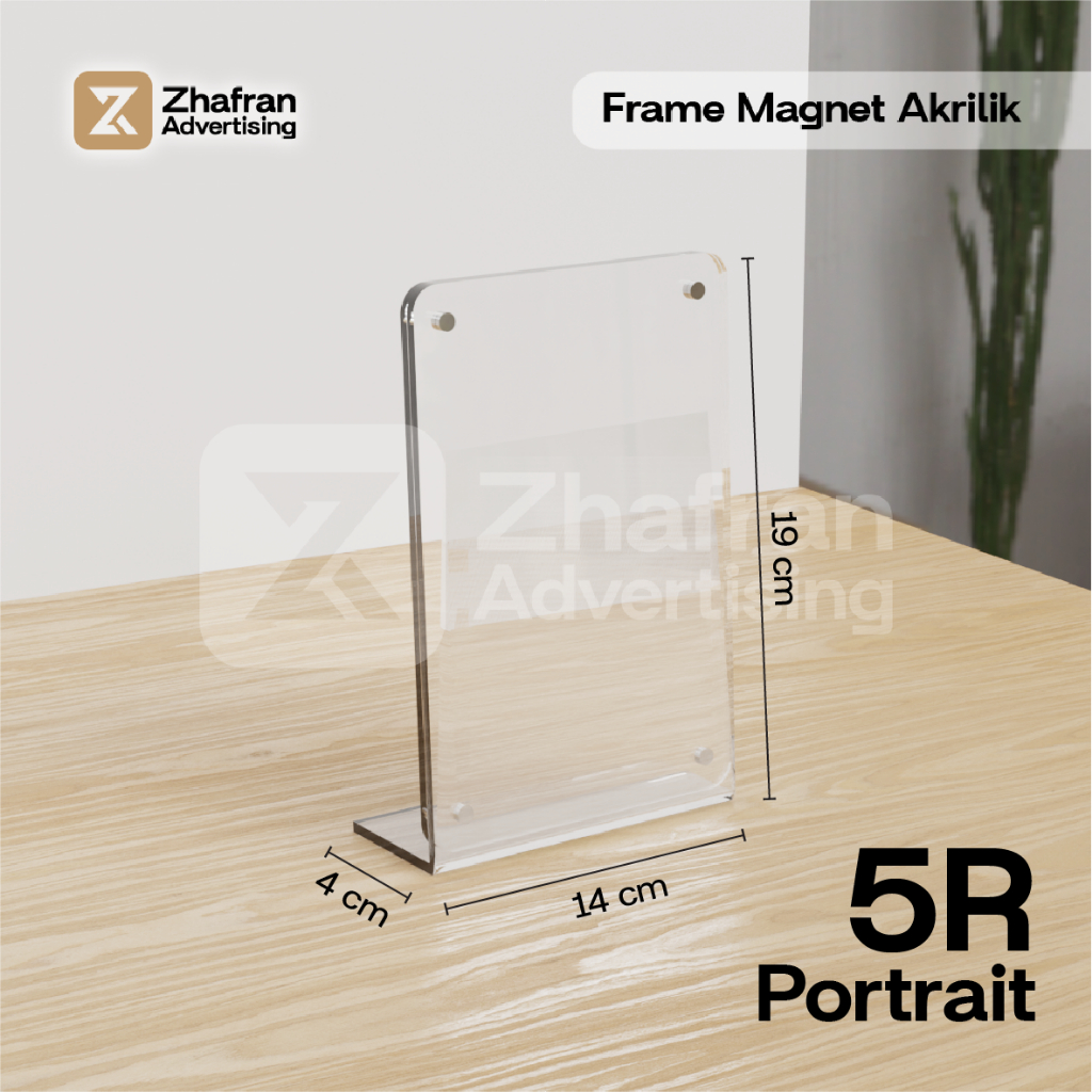 Jual Frame Magnet Akrilik + Cetak Foto 2R 3R 4R 5R / Bingkai Foto ...