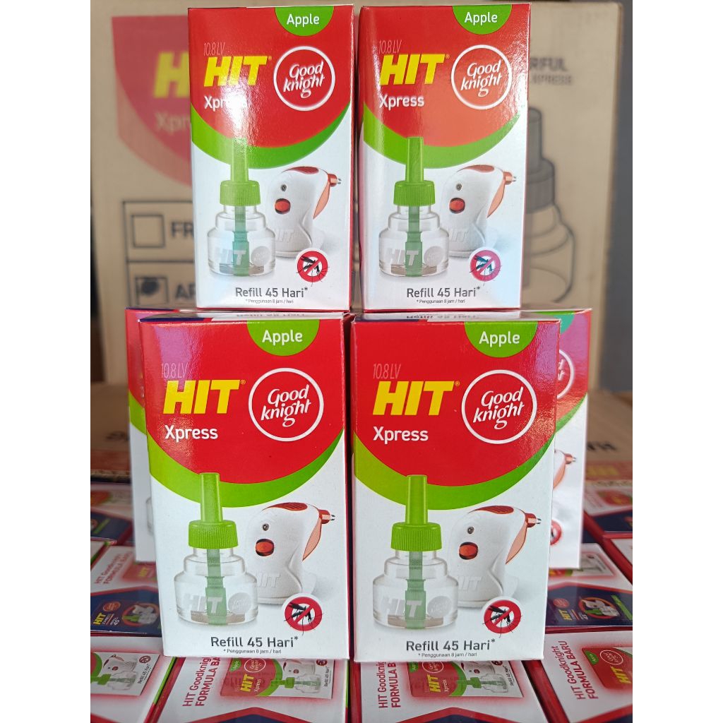 Jual HIT Good Knight Xpress Refill 35ml / Fresh / Apple / Classic ...
