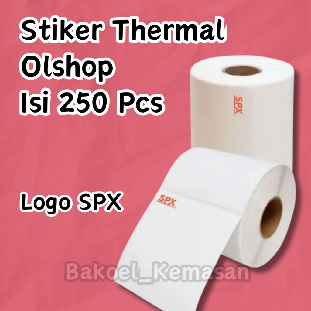 Jual Label Thermal SPX Roll / Kertas Thermal Printer / Resi ukuruan ...