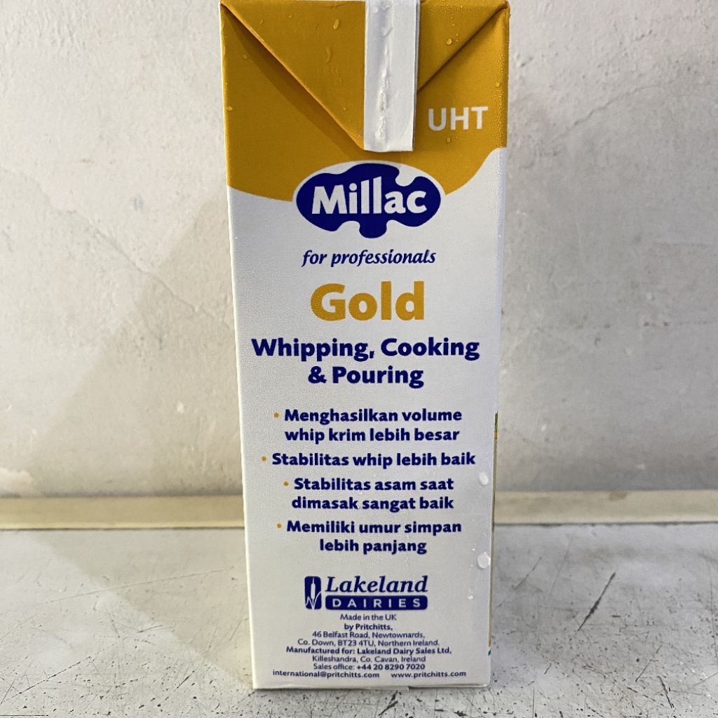 Jual Millac gold whipping cooking pouring 1 liter | millac gold ...
