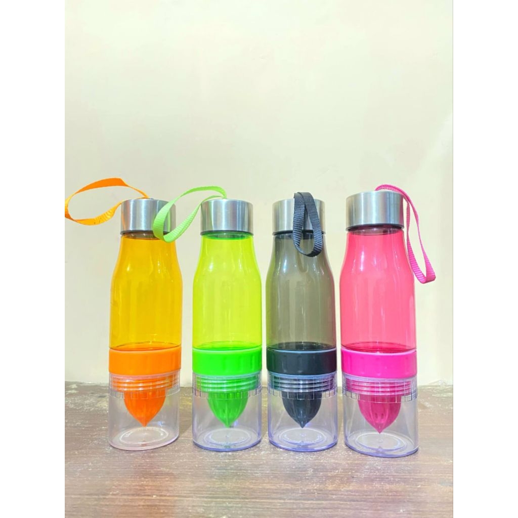 Jual botol minum perasan jeruk polos 650ml (no box) | Shopee Indonesia