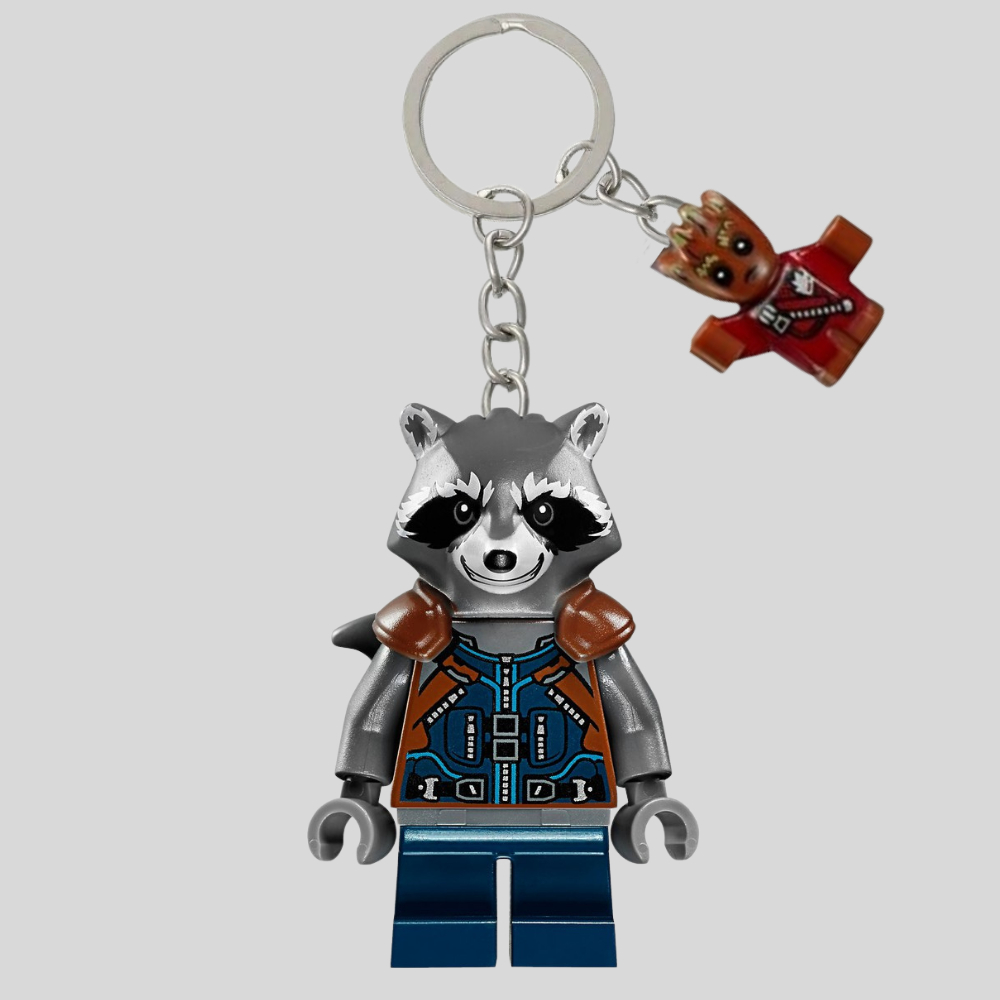 Jual Rocket Raccoon LEGO Keychain | Gantungan Kunci LEGO Rocket Raccoon ...