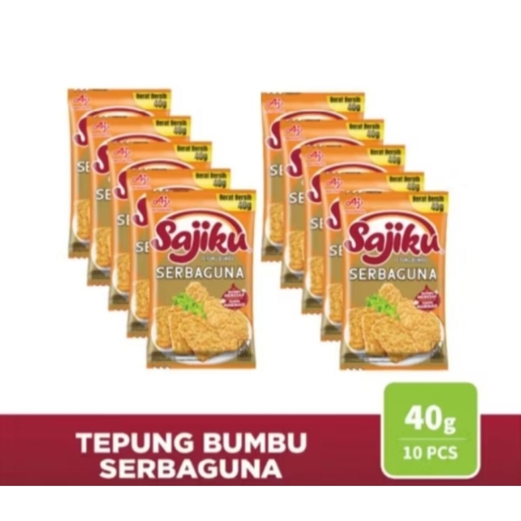 Jual sajiku tepung bumbu serbaguna 1 renceng isi 10 pcs | Shopee Indonesia