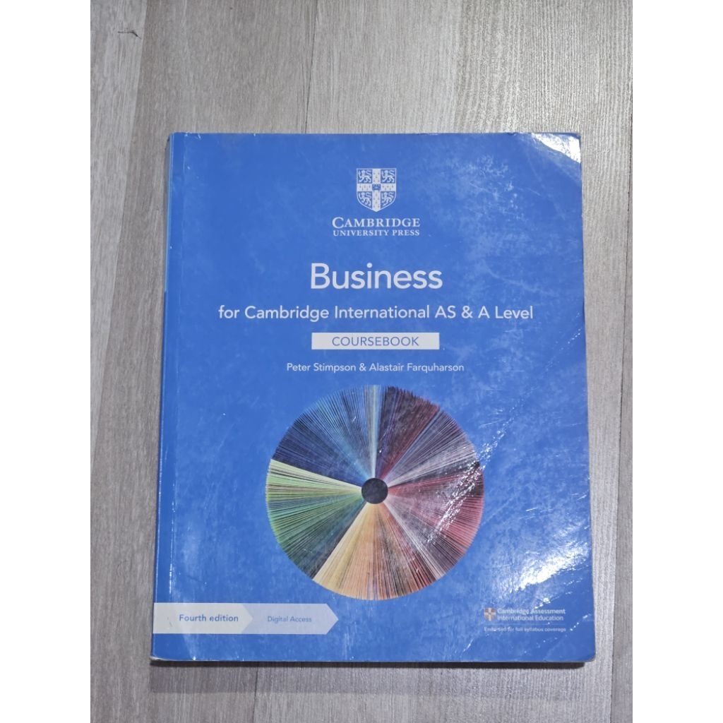Jual cambridge as & a level business coursebook fourth edition (seken