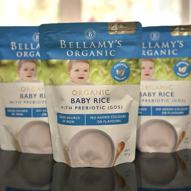 Jual Bellamys organic baby rice with prebiotic mpasi cereal bubur ...