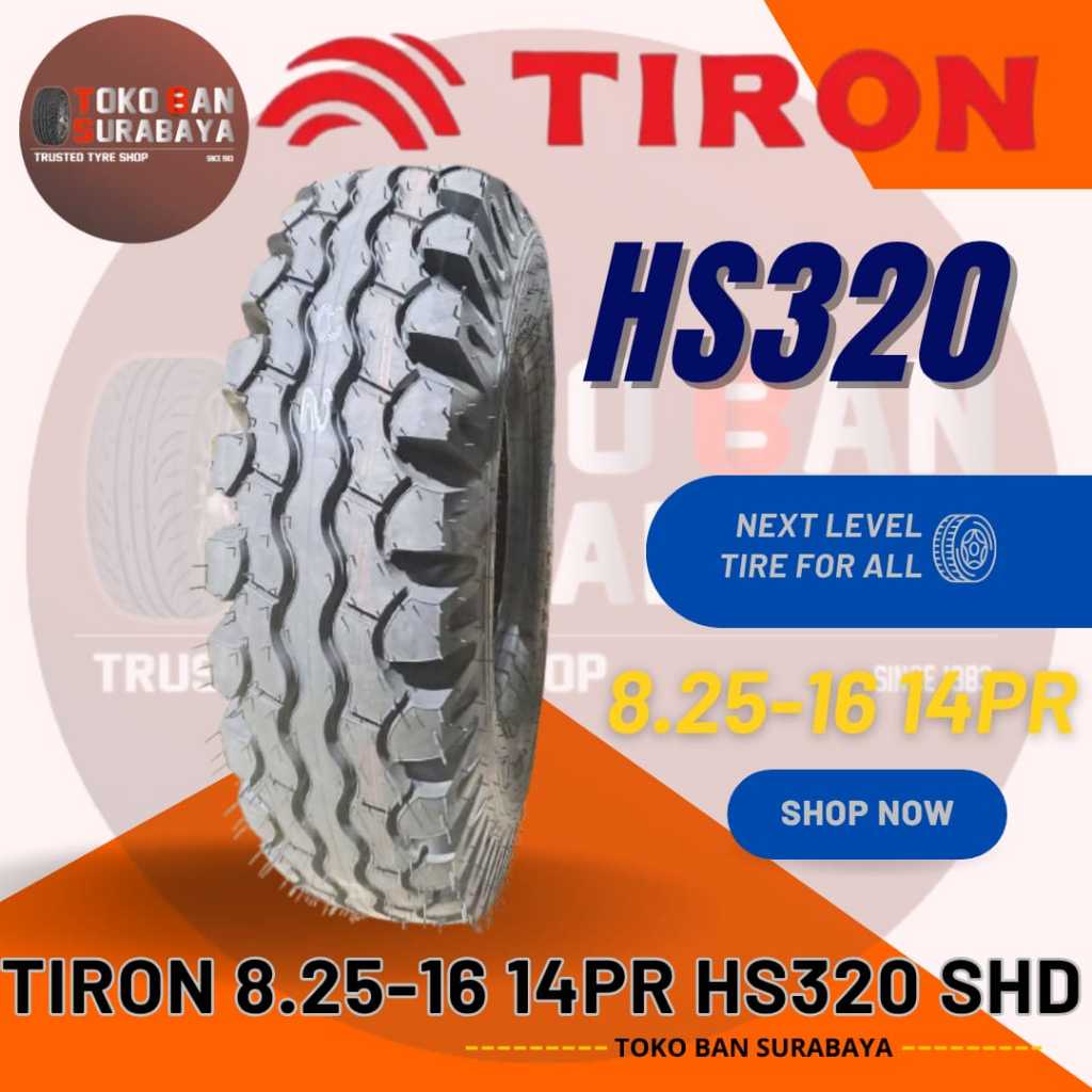 Jual Ban Truk TIRON 8.25-16 14PR HS320 SHD 825-16 825/16 825R16 8.25R16 ...
