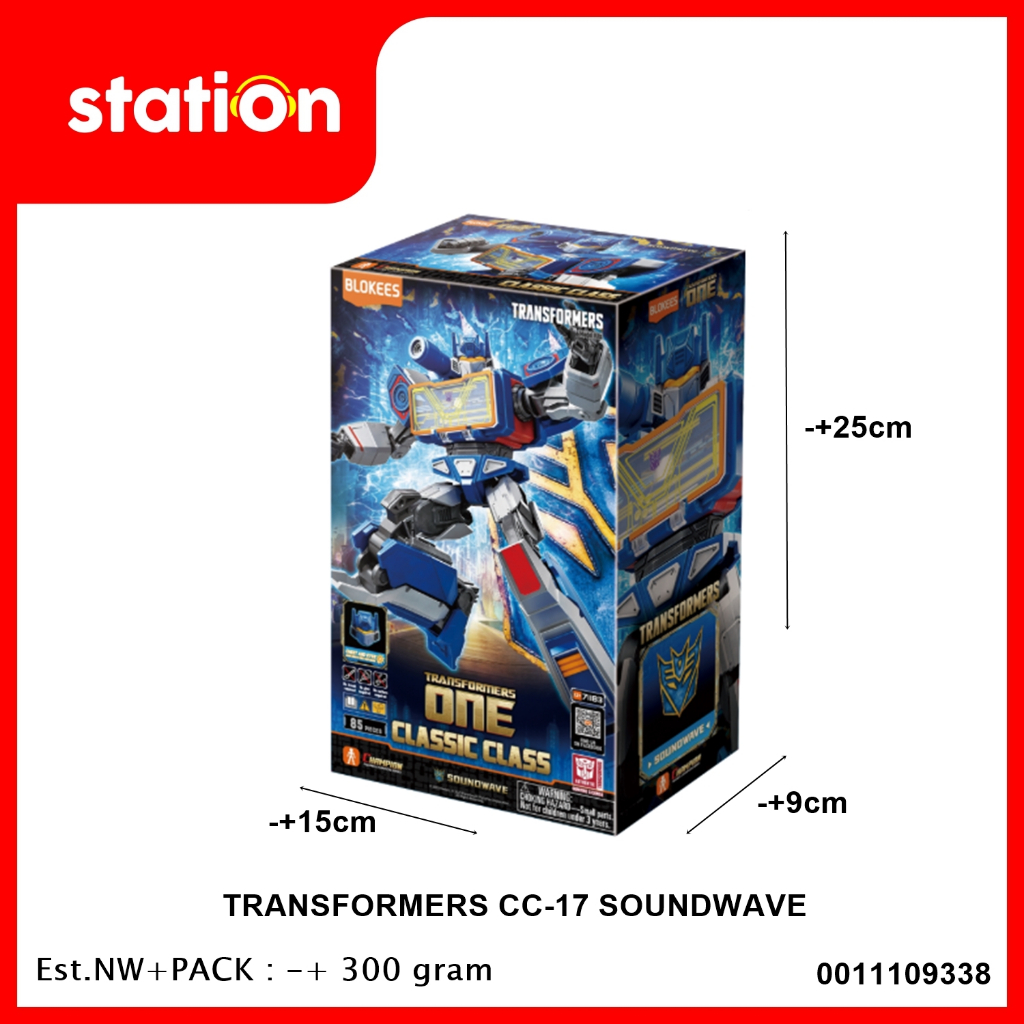 Jual TRANSFORMERS CC-17 SOUNDWAVE - ACTION FIGURE | Shopee Indonesia