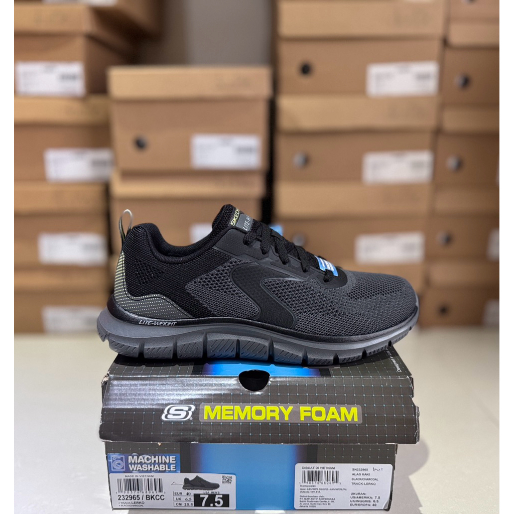 Jual Skechers Track LErko 232965/Bkcc Size 40/41 | Shopee Indonesia