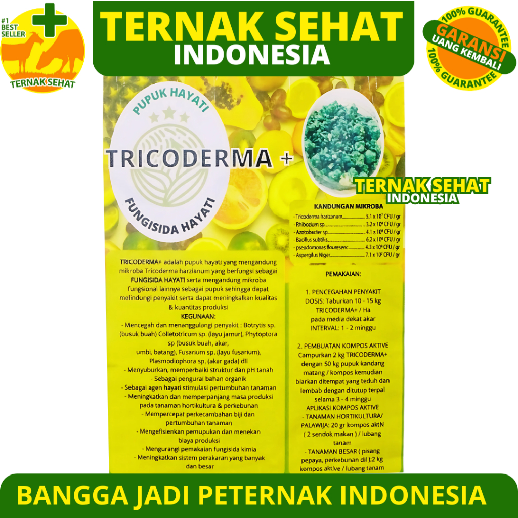 Jual TRICHODERMA Plus 1 KG - Pupuk Tricoderma - Pupuk Hayati Tricoderma ...
