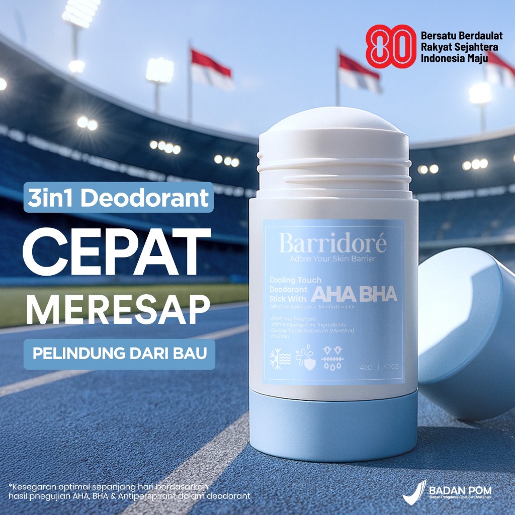 Jual Barridore Deodorant AHA BHA – Mengatasi Bau Badan & Keringat ...
