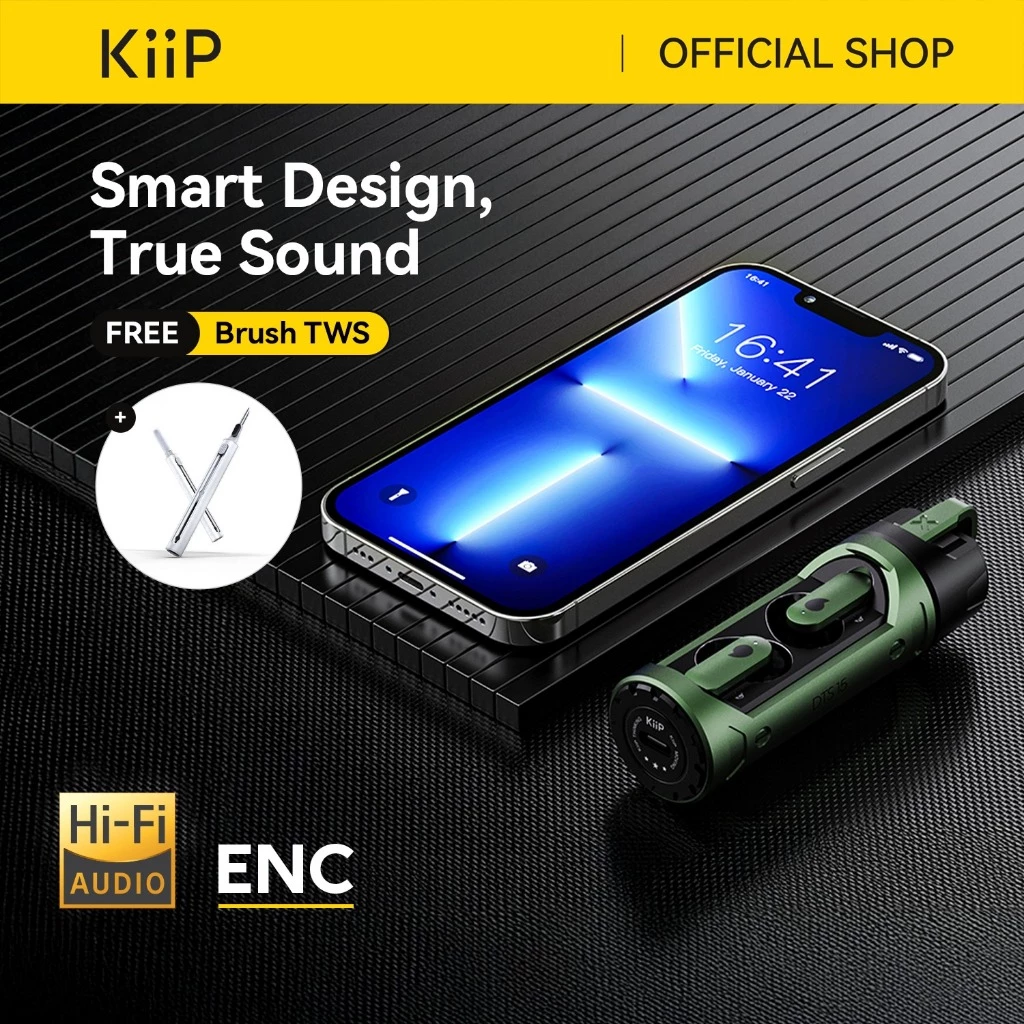 KiiP Wireless DTS15 Bluetooth Earphone Headphone Headset Earbuds TWS