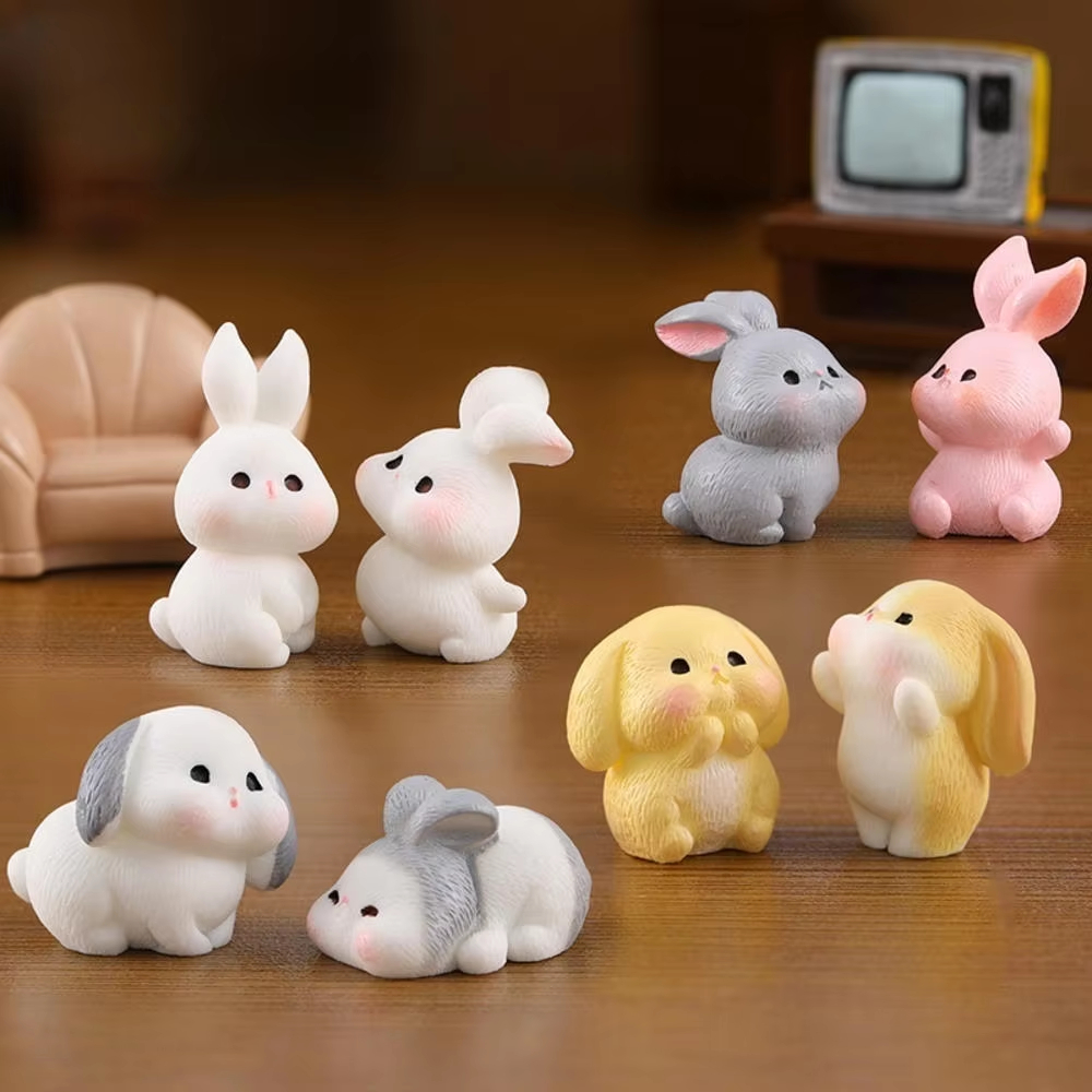 Jual Miniatur Super Kecil Figur Resin Mini Rabbit Kelinci Chibi Lucu 1 ...
