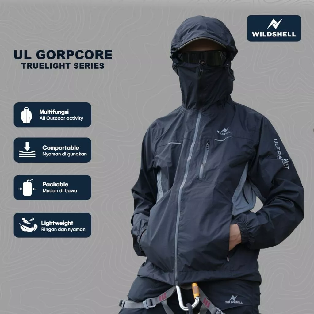 JAKET ULTRALIGT WILDSHELL SERIES TRUELIGHT NEW
