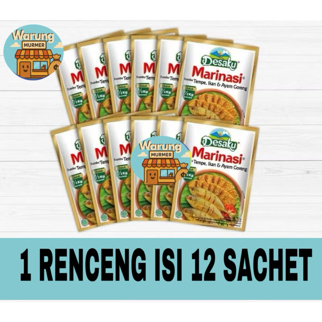 Jual Desaku Bumbu Marinasi Tempe Ikan Ayam isi 12x15gr 1 RENCENG