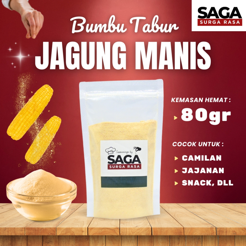 Jual SURGA RASA Bumbu Tabur Jagung Manis 80gr - Bumbu Tabur Rasa ...